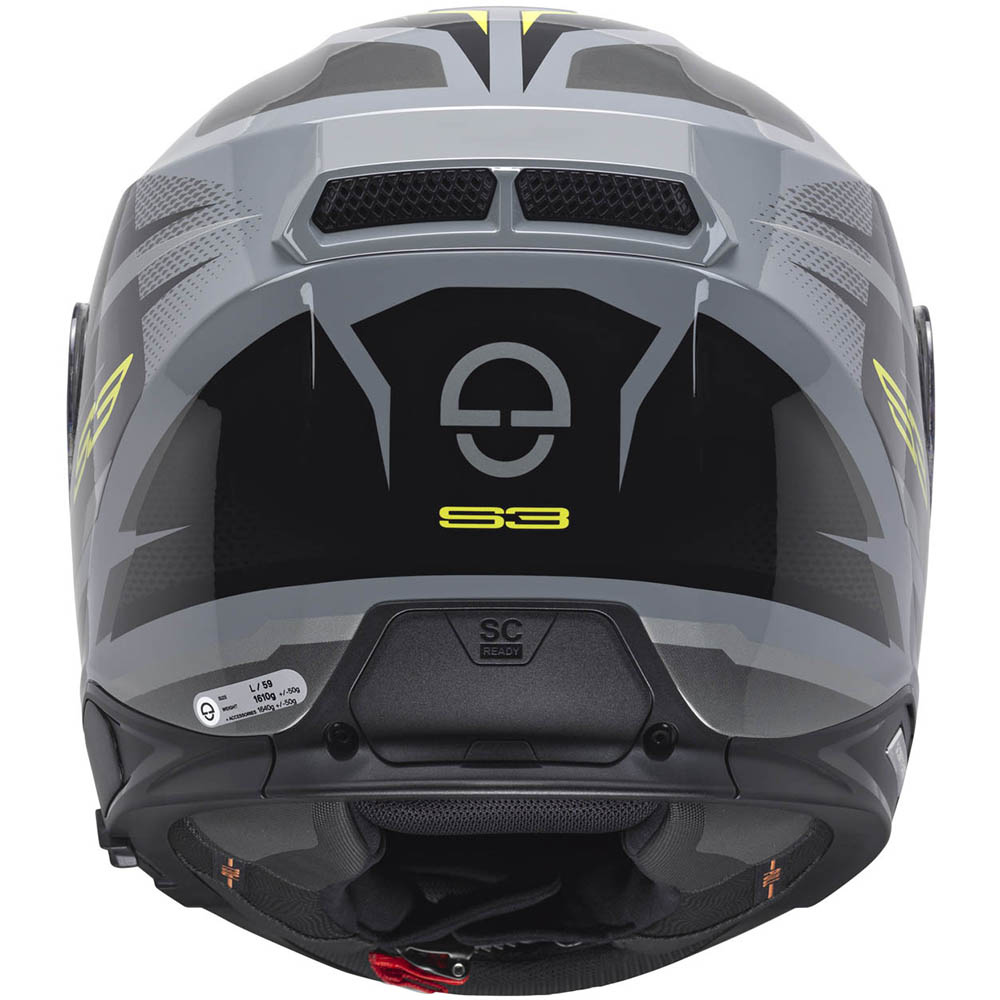 Schuberth - Casque S3 Apex Gris / Noir / Jaune / Brillant