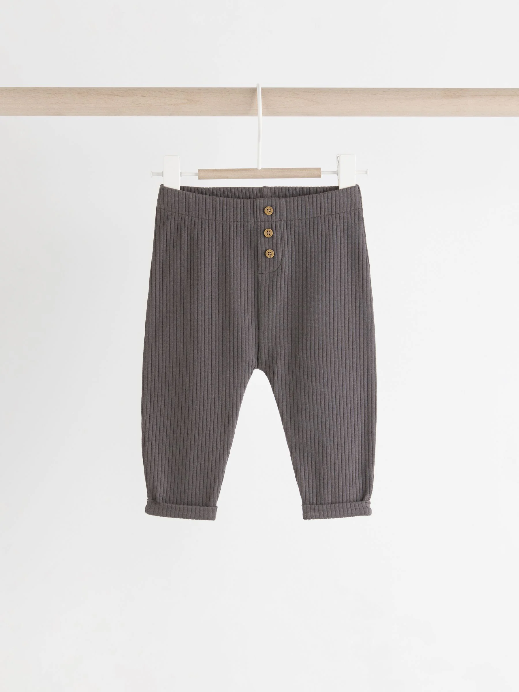 Zwart/wit - Babyset met gebreid vest, top en legging (0mnd-2jr)