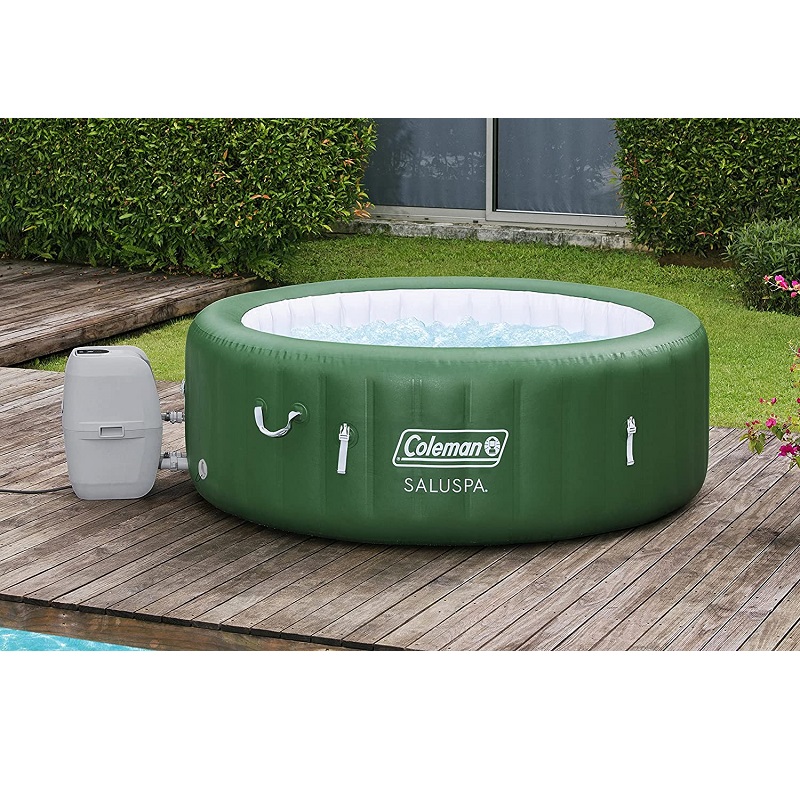 Banheira de Hidromassagem Inflável SaluSpa | Banheira de Hidromassagem Portátil com Sistema de Água Aquecida e Jatos de Bolhas | Capacidade para até 6 pessoas