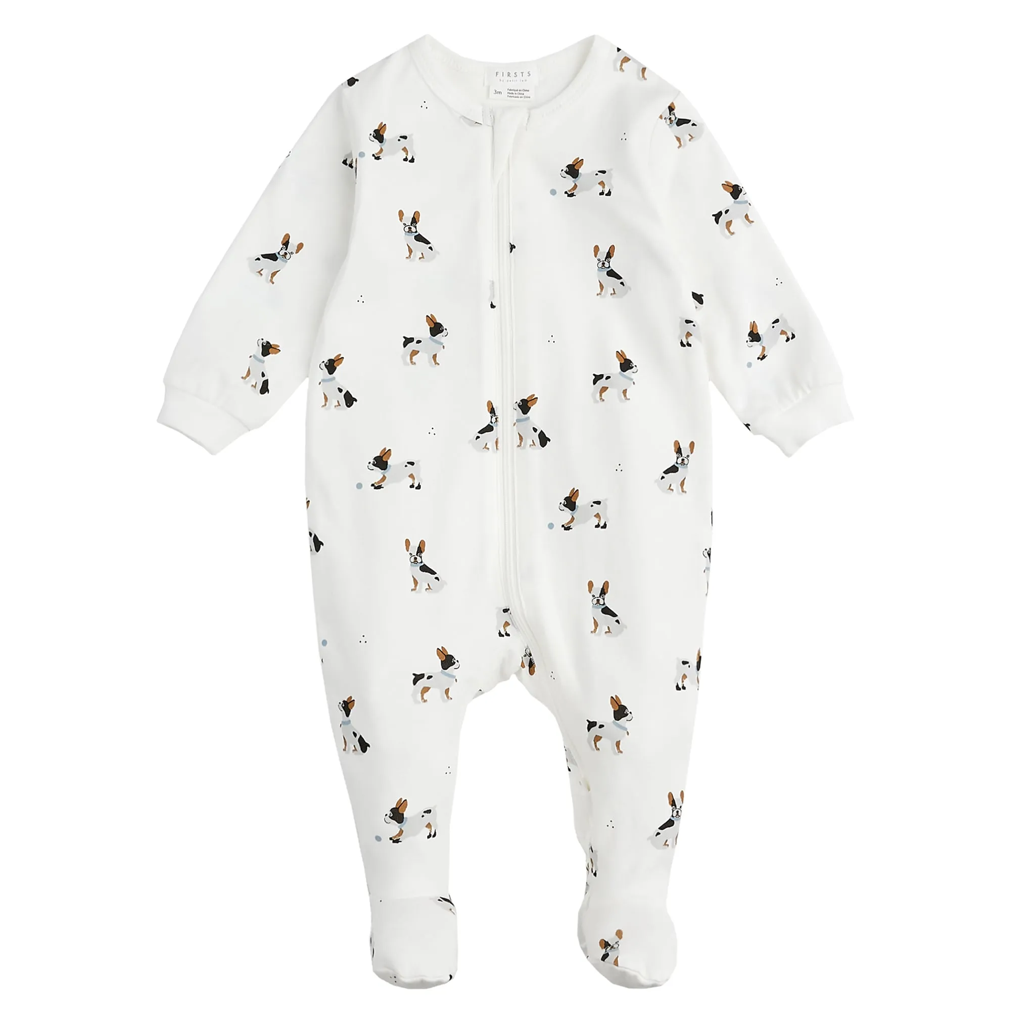 Firsts par Petit Lem Pyjama Bouledogue 0-12mois