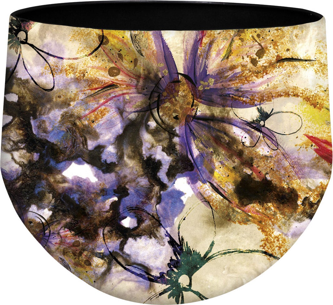 TS bloempot Gracy goud D 33 H 28 cm
