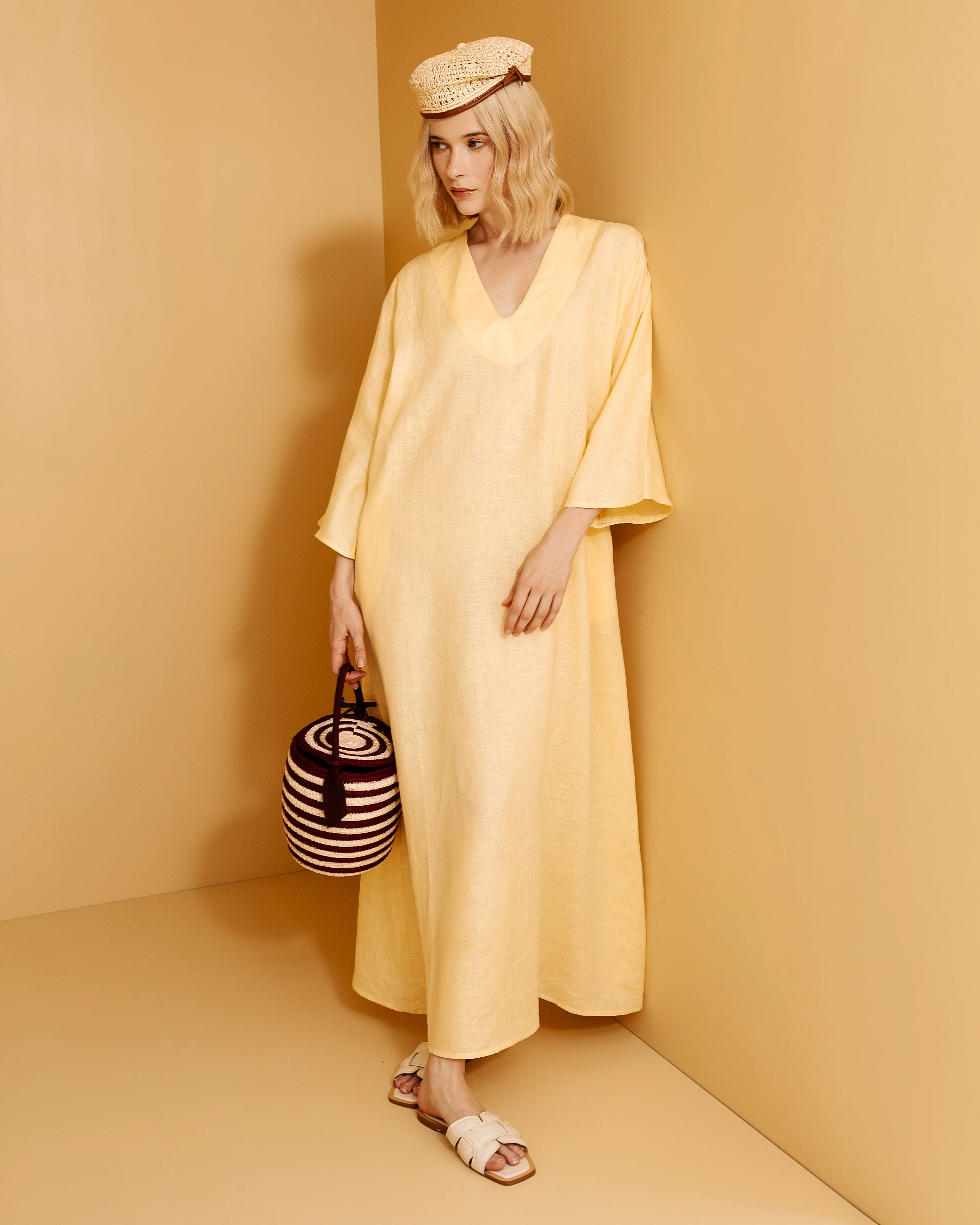 Maxi kaftan brodé - ARTICLE RTS