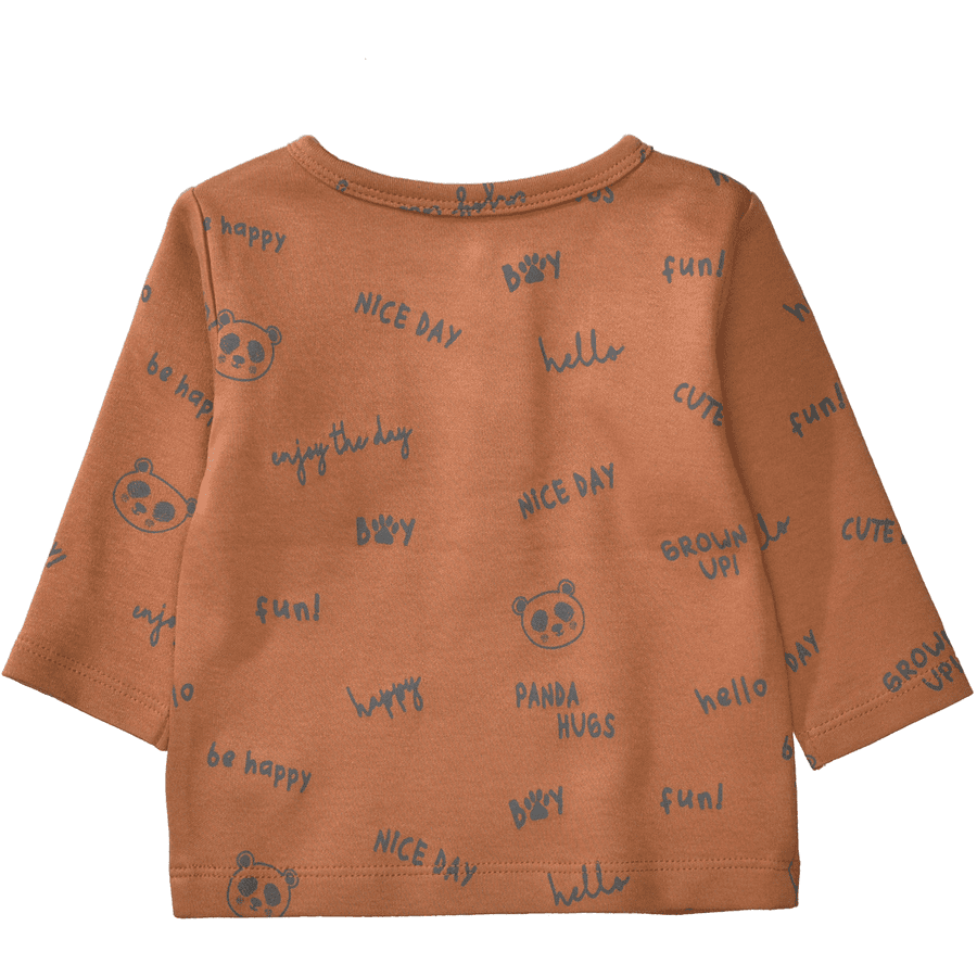STACCATO Baby Shirt coffee gemustert