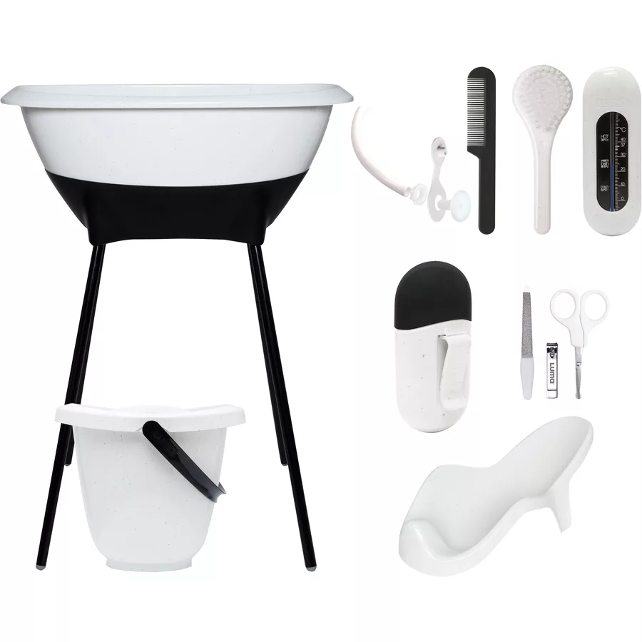 Luma® Babycare Bade- und Pflegeset Speckles White