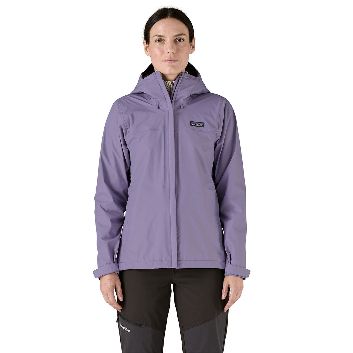 Patagonia Torrentshell 3-lags regnjakke, dame (Concrete Purple) - Spejder Sport