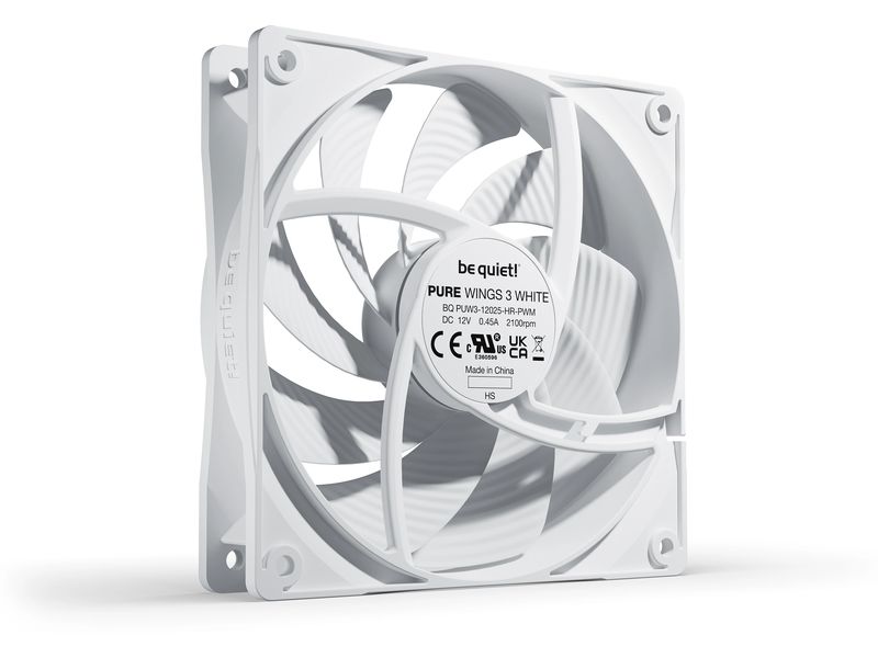 be quiet! PC-Lüfter Pure Wings 3 PWM high-speed 120 mm 120 mm PWM-Lüfter mit aussergewöhnlich hoher Leistung