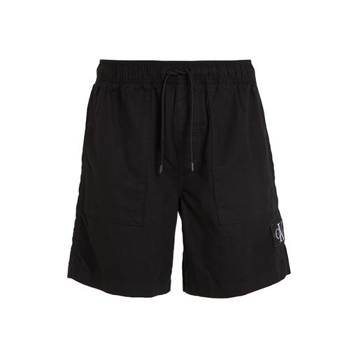 Calvin Klein Jeans Hør Shorts, Black, XXL