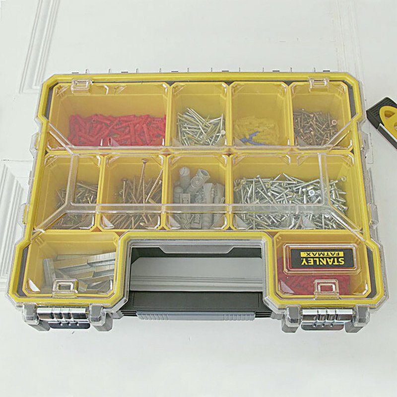 Organiseur professionnel Stanley Fatmax 10 compartiments, H 41 x L 35,5 x P 11,5 cm