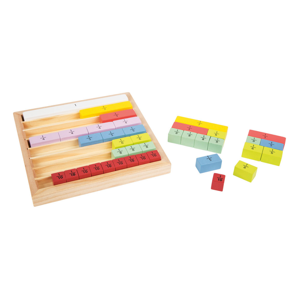 Small Foot-Houten Blokjes met Breuken