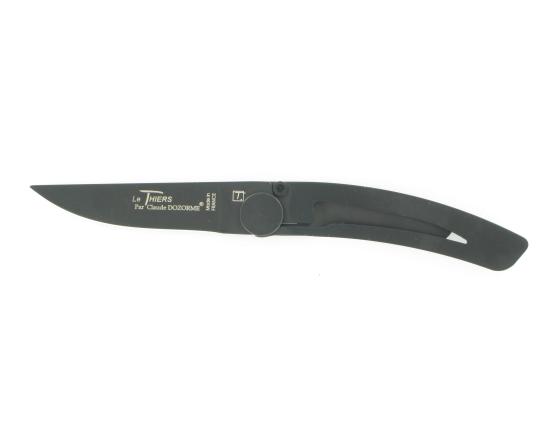 LE THIERS LINER LAME NOIRE Couteau de Poche - Le Thiers par Dozorme