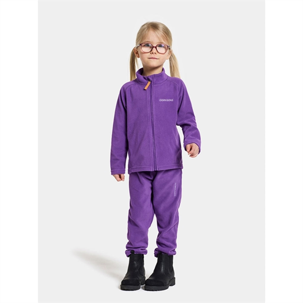 Køb Didriksons Disco Purple Monte Kids Fleece Bukser | Luksusbaby