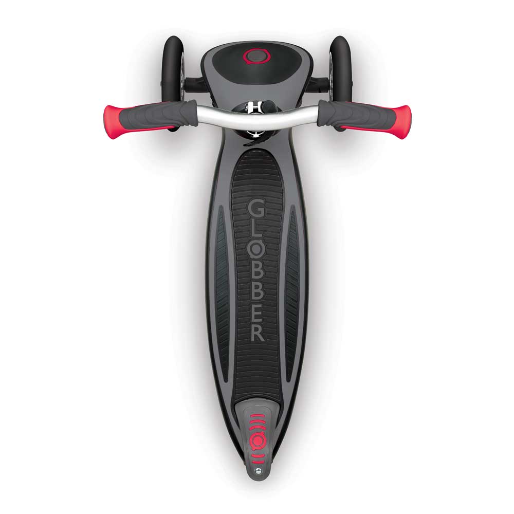 Globber Master Scooter schwarz rot