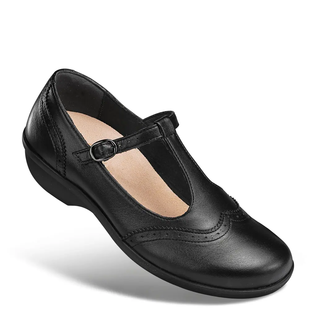 DAMEN - Spangenballerina ODA schwarz