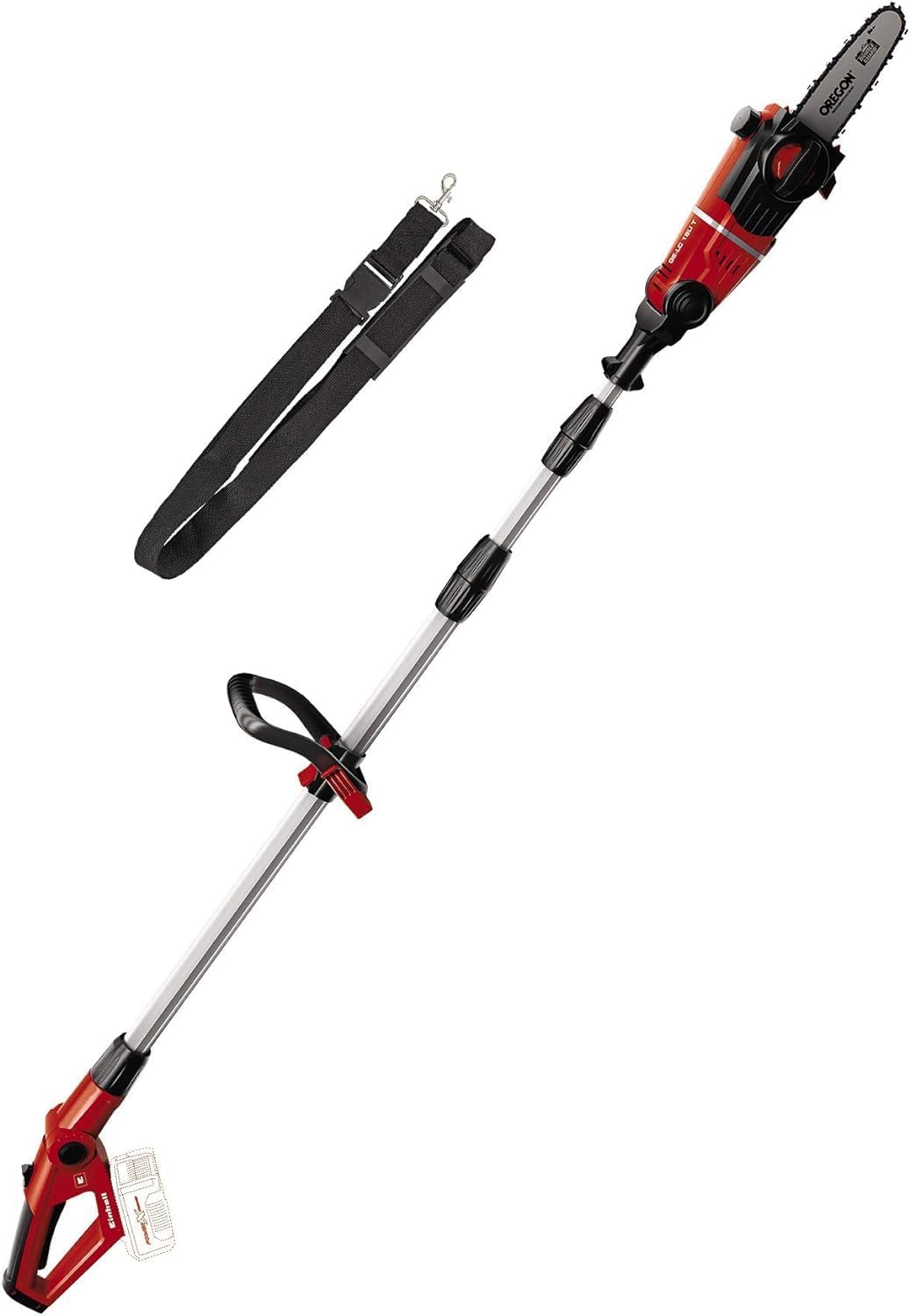 Einhell Akku Hochentaster GE-LC 18 Li T-Solo Power X-Change (Li-ion, 18 V, 20 Schwertlänge, Teleskopstiel, Oregon Schwert und Kette, Ohne Akku und Ladegerät)