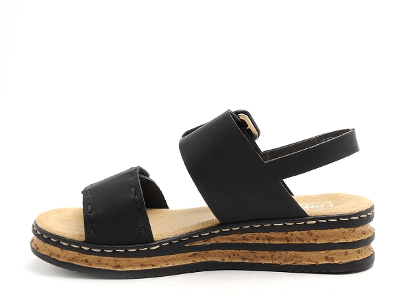 Rieker nu pieds talons femme 62950 noir