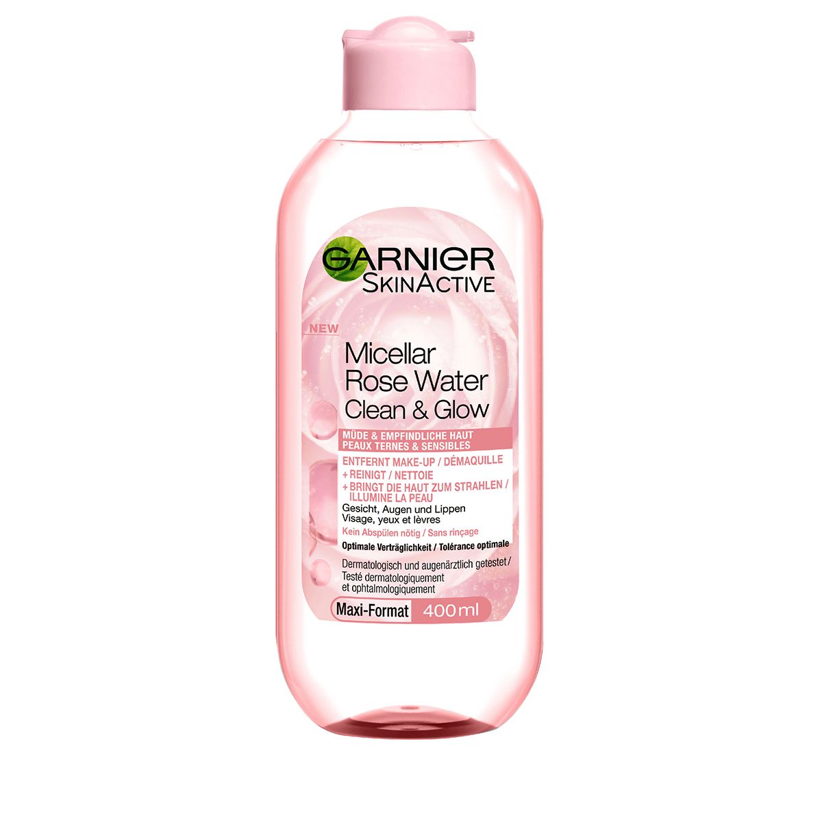 GARNIER SkinActive Mizellen Reinigungswasser mit Rosenwasser Fl 400 ml