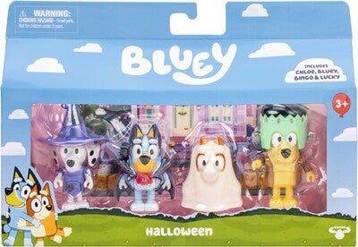 Bluey Figursett Halloween 4-Pack