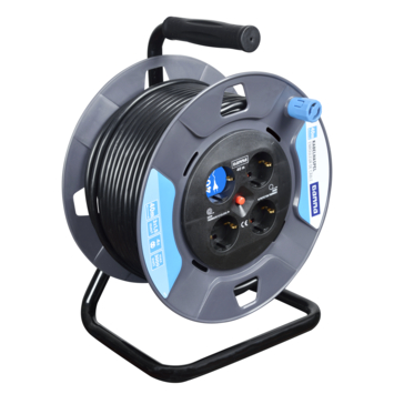 GAMMA Kabelhaspel 4-voudig RA 40 Meter