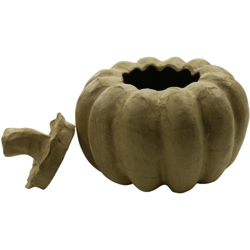 Boite citrouille 15x15x13cm - Kraft
