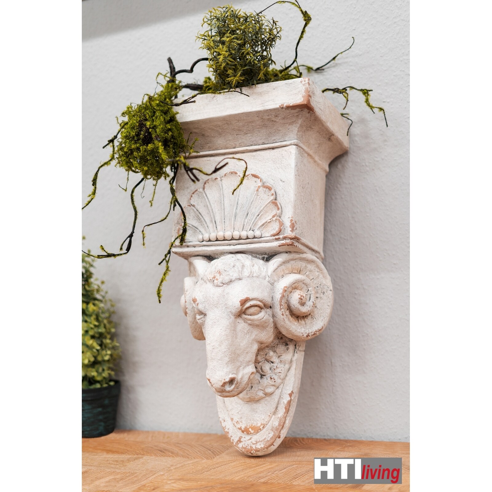 HTI-Living Wandkonsole Apollon Figur Steinbock
