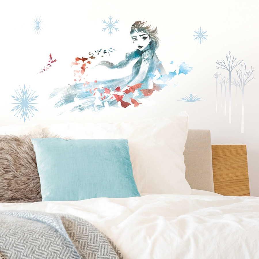 Room Mates  Frozen II Elsa Wasserfarben Mehrfarbig