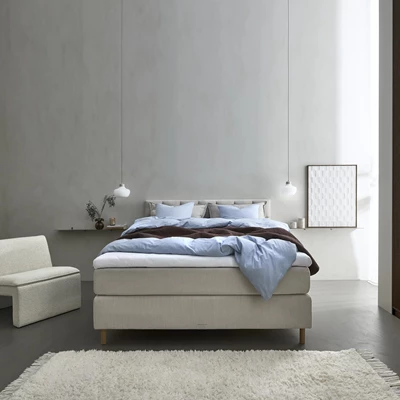 Nocturne Exclusive Plus inkl. topmadras, 160 x 200 cm kontinentalseng