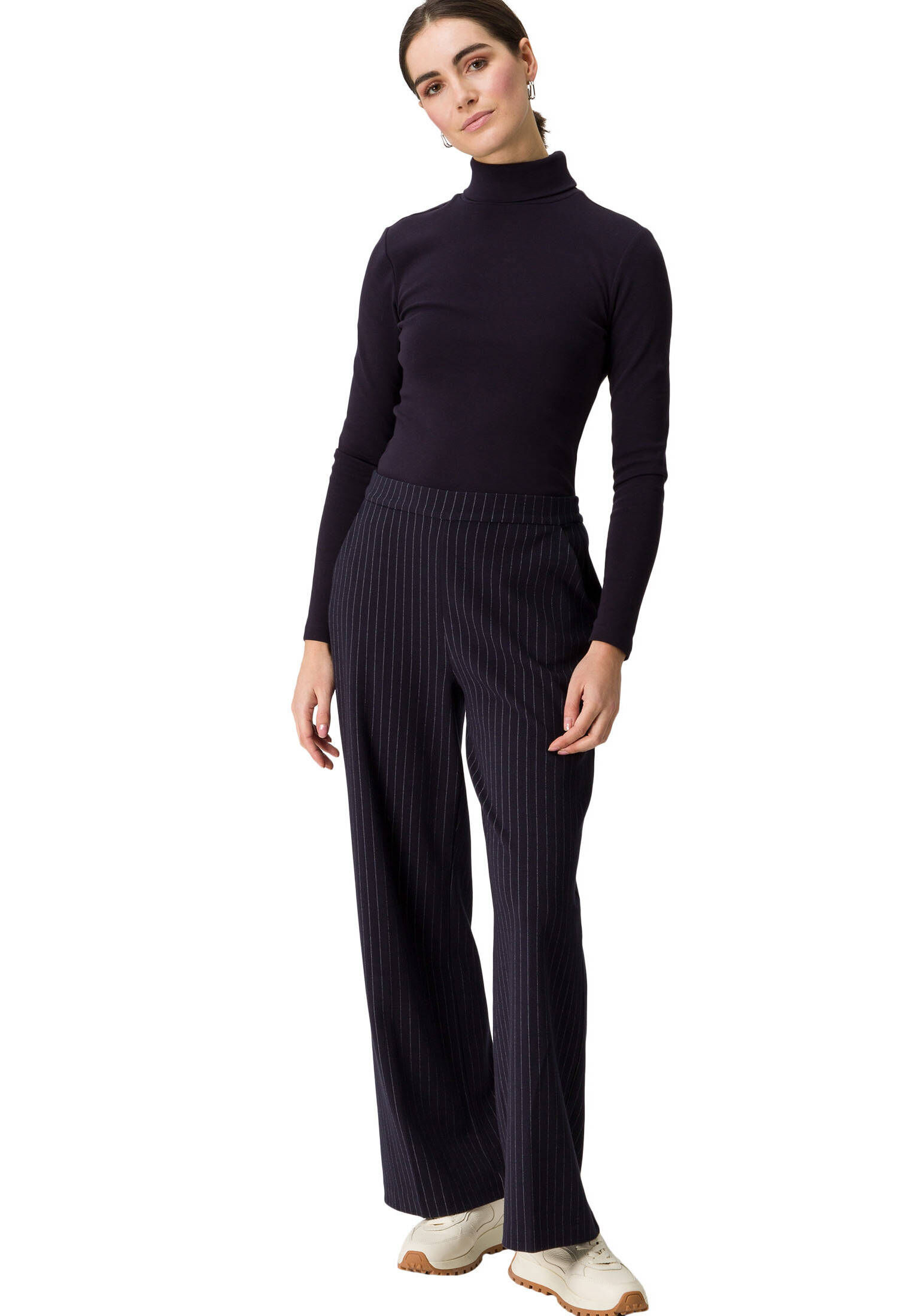 zero| Damen Shirt mit Rollkragen