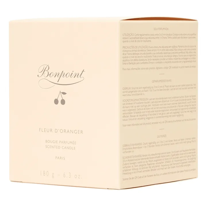 Bonpoint Bougie Parfumée Fleur d'Oranger - 180 g | Orange