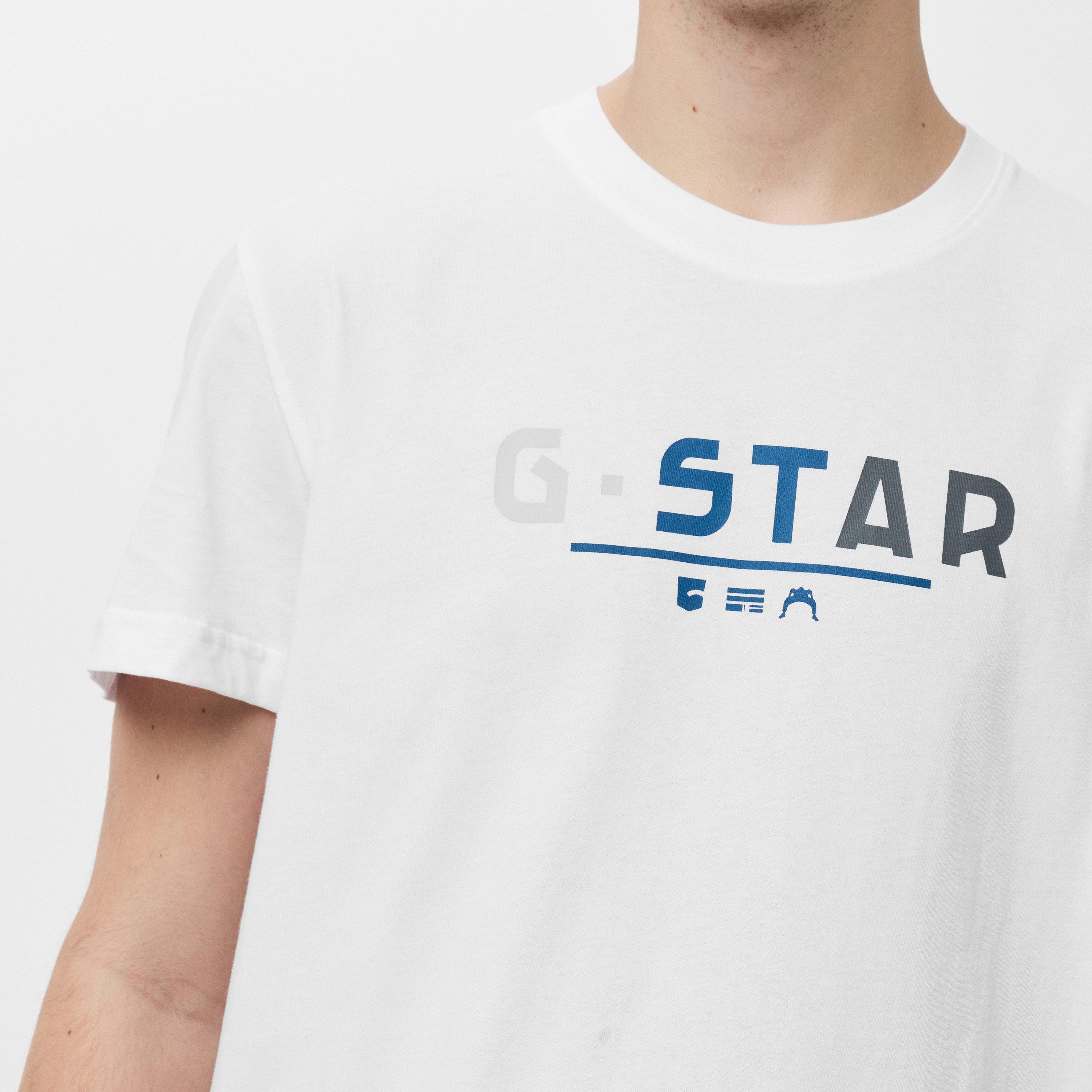 G Star Multi Logo Graphic T Shirt