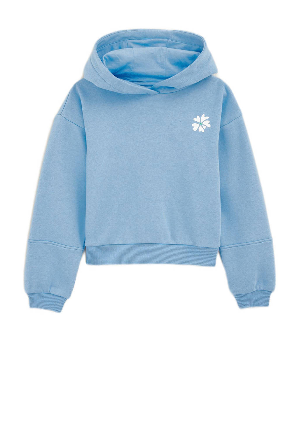 WE Fashion hoodie lichtblauw