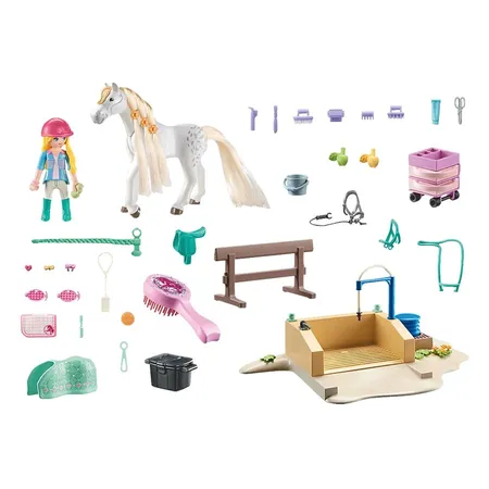 PLAYMOBIL® 71354 Horses of Waterfall - Isabella & Lioness mit Waschplatz