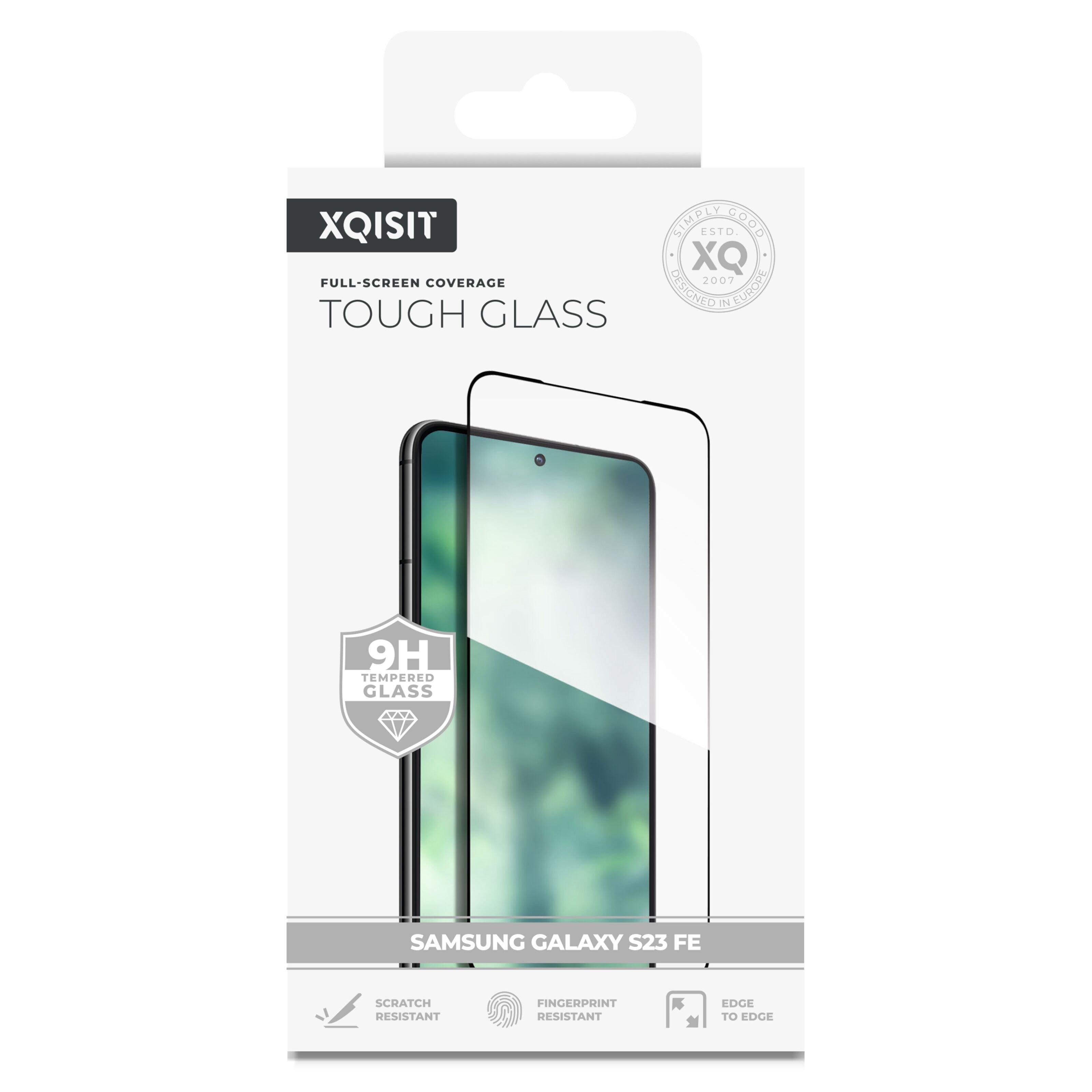 Xqisit Skjermbeskytter i glass for Galaxy S23 Fe