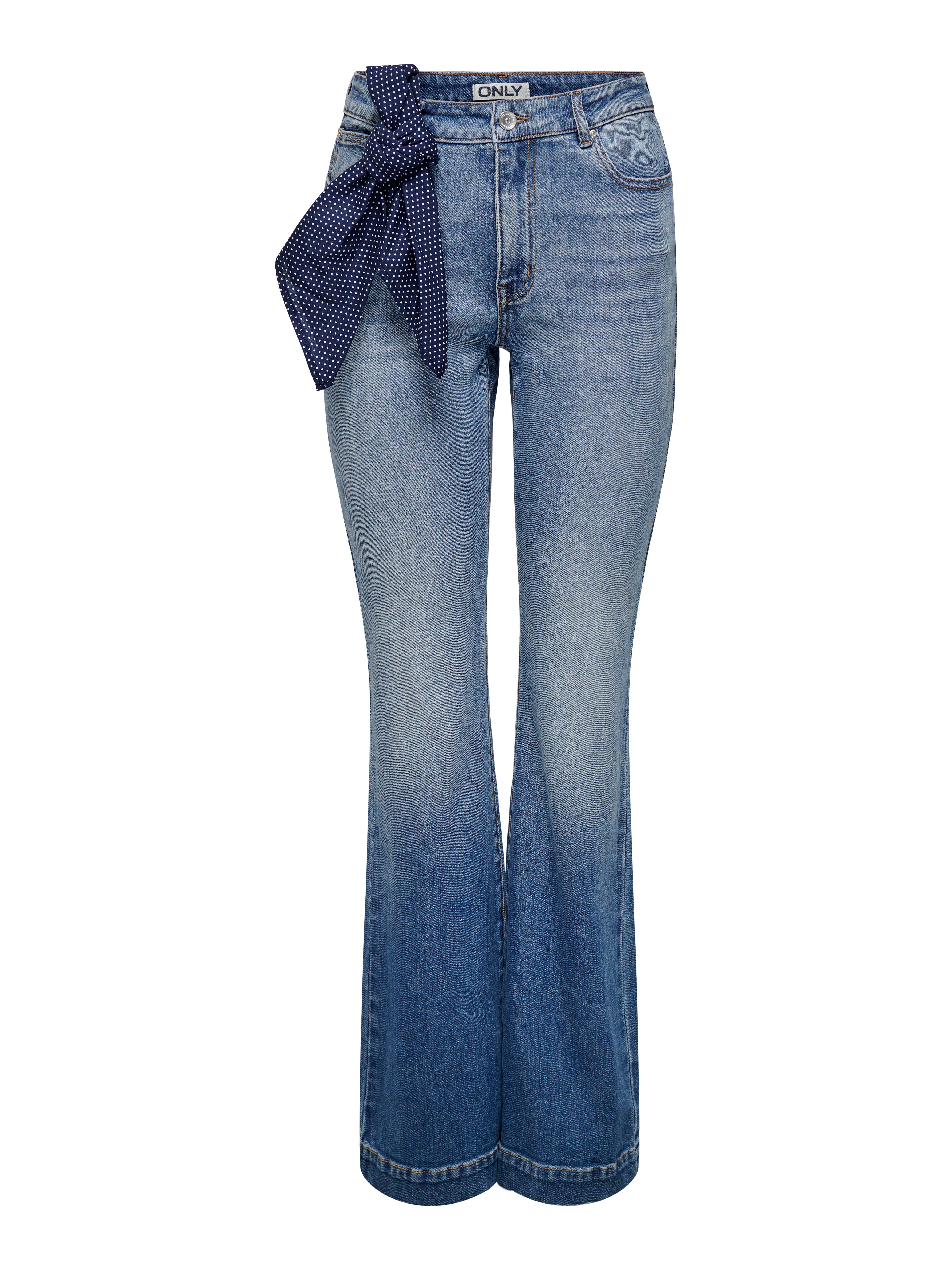 ONLAMALFI Hohe Taille Ausgestellt Jeans Medium Blue Denim