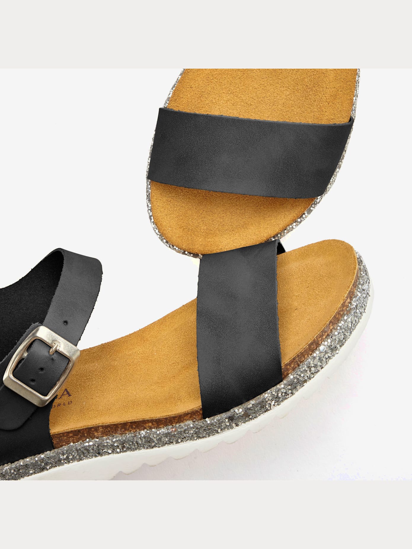 Sandales à brides cuir de qualité