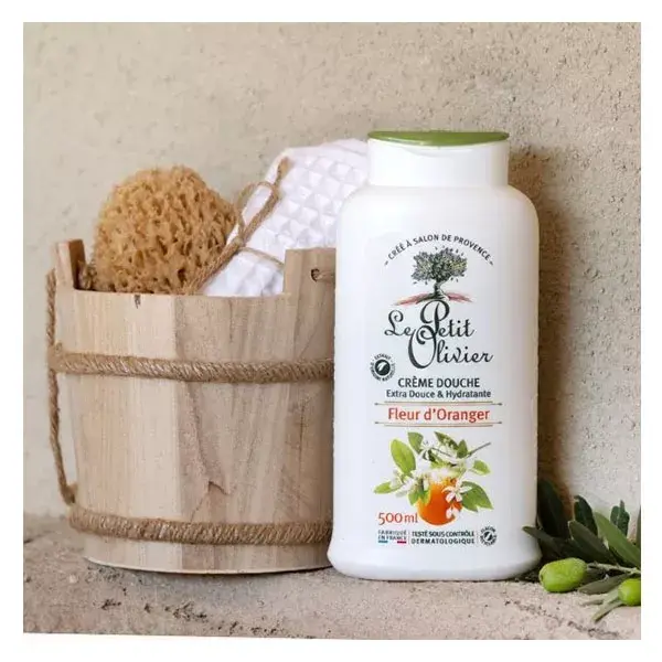 Creme de Banho Flor de Laranjeira Le Petit Olivier 500ml