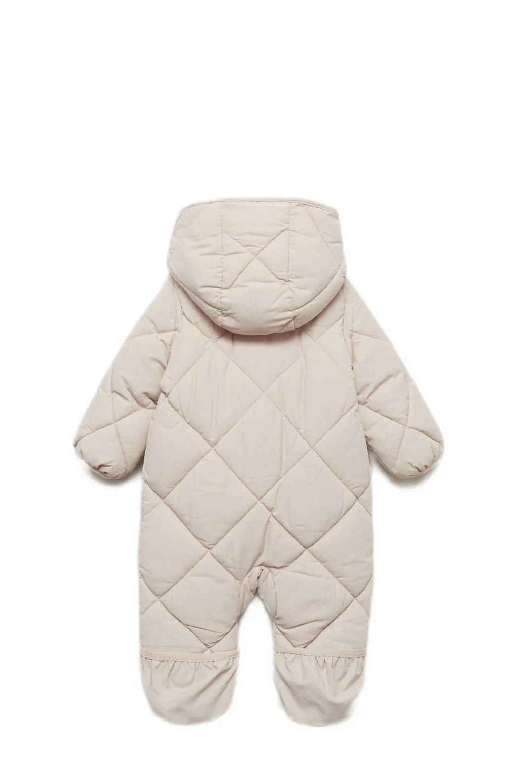 Mango Kids gevoerd baby winterpak beige