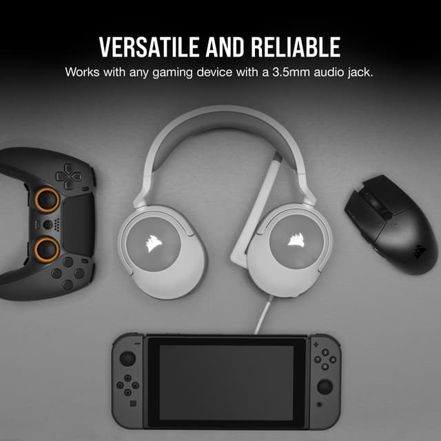 Corsair HS55 stereo gaming headset (hvid)