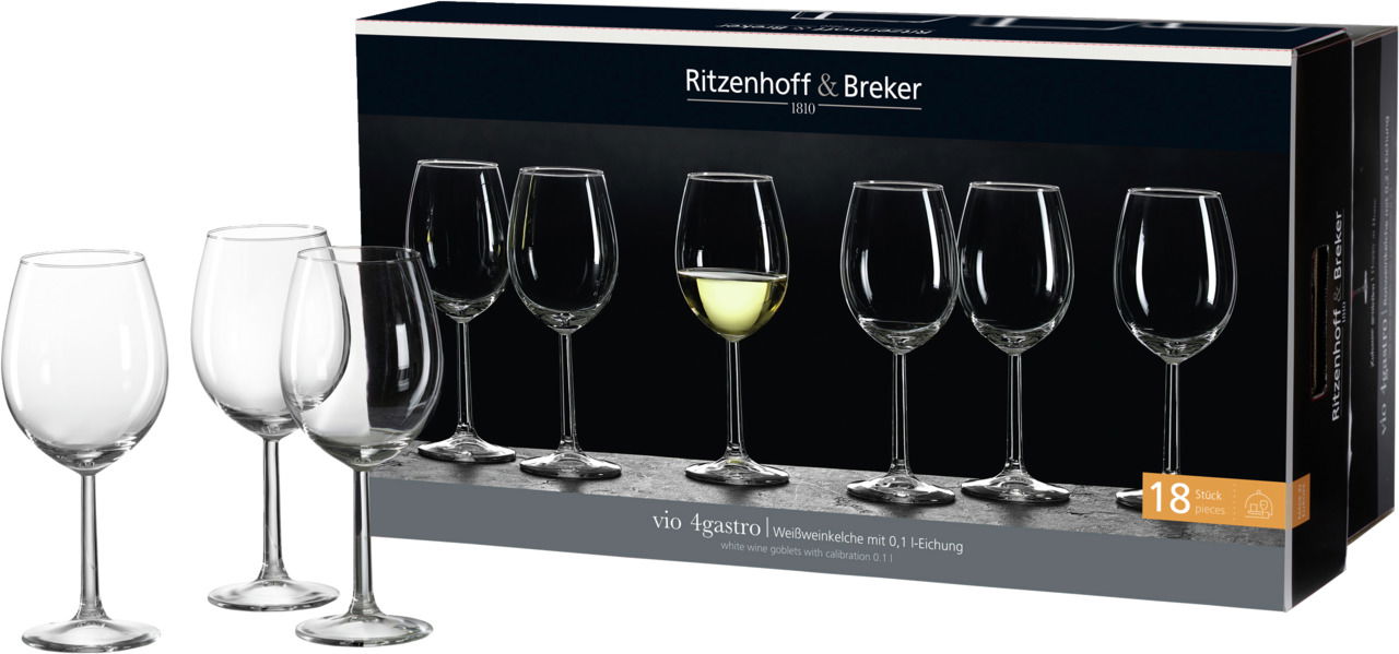 Ritzenhoff & Breker Weißweinset 18-tlg. 4GASTRO