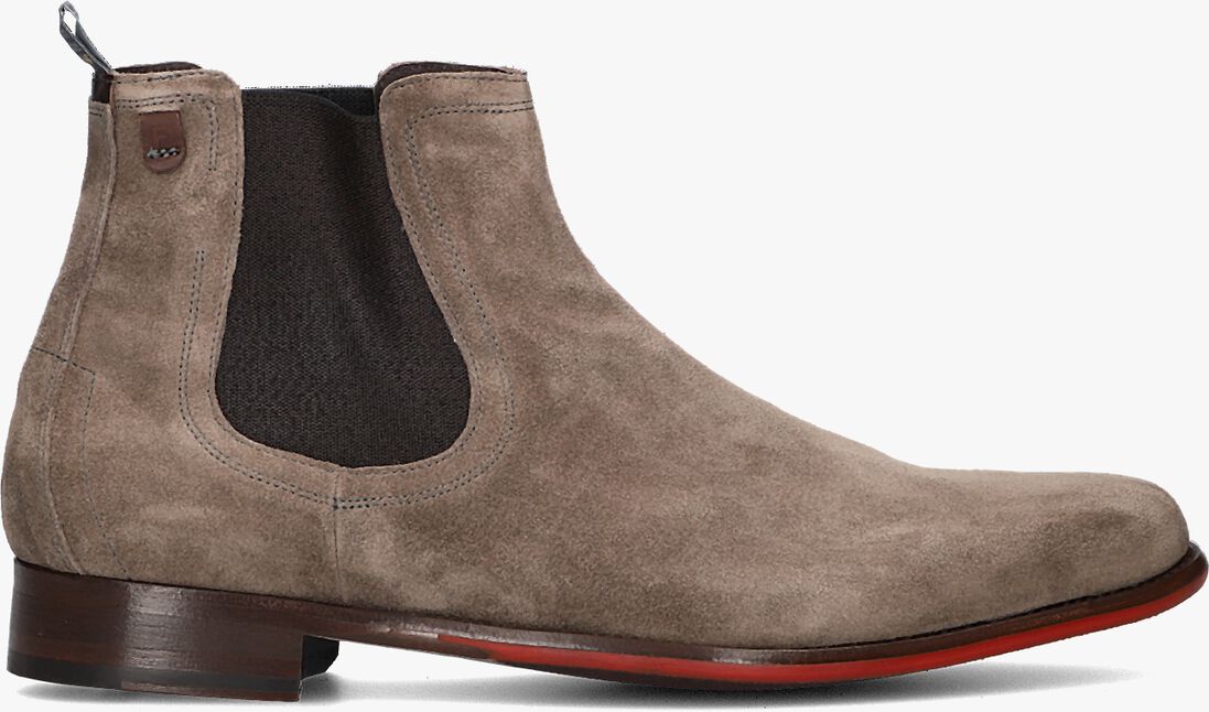 FLORIS VAN BOMMEL taupe floris van bommel chelsea boots sfm-60052