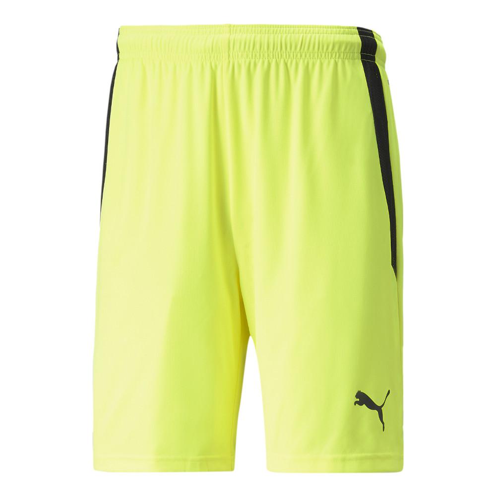 Puma Short de foot Jaune Fluo Homme Puma Teamliga