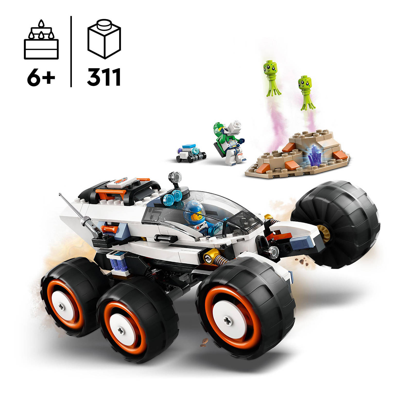LEGO Ruimteverkenner en buitenaards leven Ruimte Speelgoed met Alien en Astronaut 60431