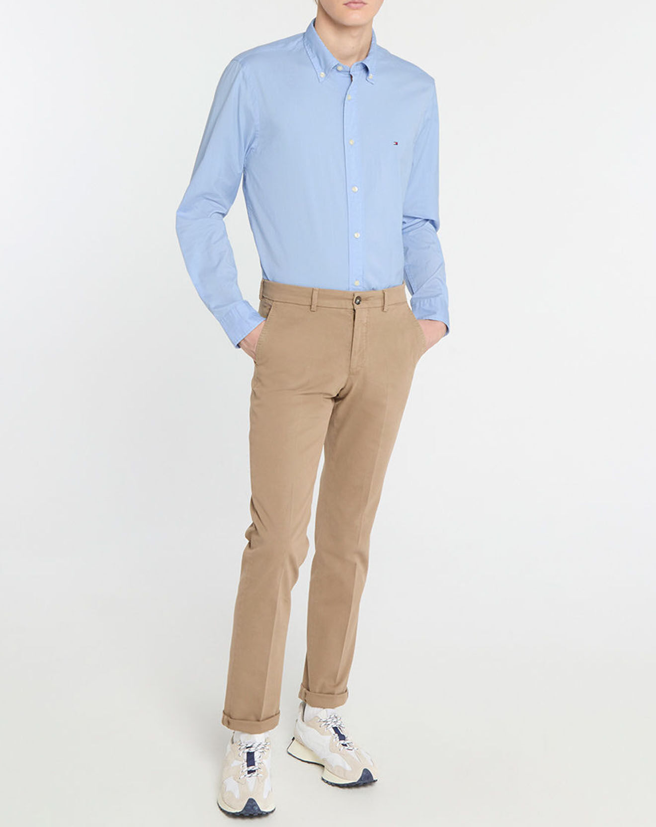 Tommy Hilfiger Chemise regular Natural Soft Solid bleu ciel