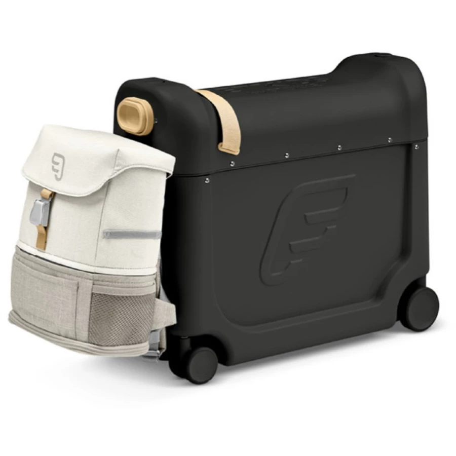 JETKIDS™ BY STOKKE® Aufsitzkoffer BedBox™ mit Crew BackPack™ Black