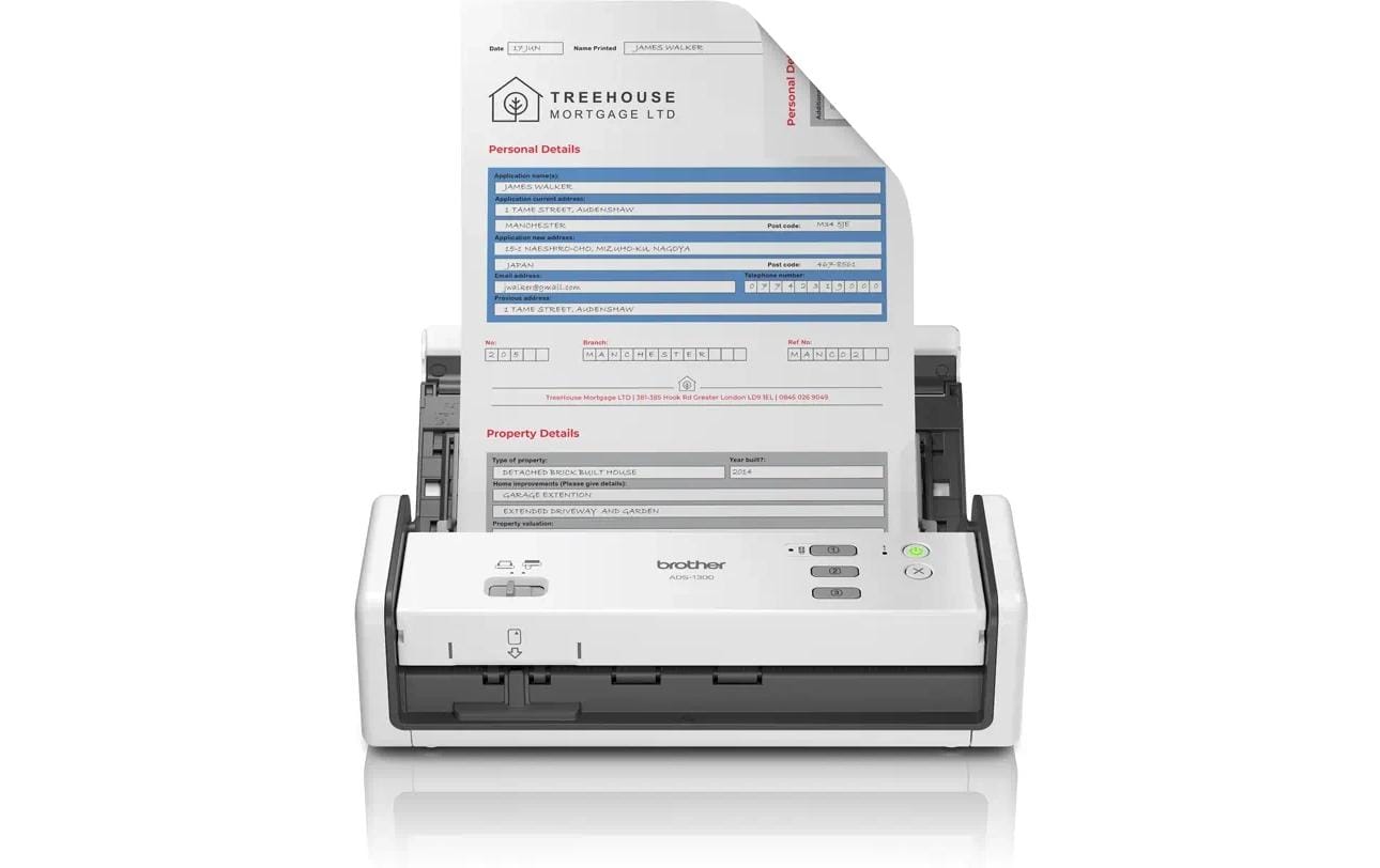 Dokumentenscanner ADS-1800W<br>Tragbarer, kabelloser Dokumentenscanner