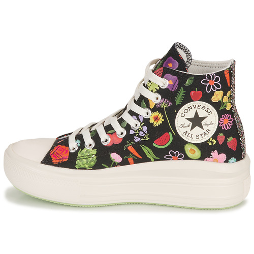 Converse - CHUCK TAYLOR ALL STAR MOVE-FESTIVAL- JUICY GREEN GRAPHIC - Noir / Multicolore