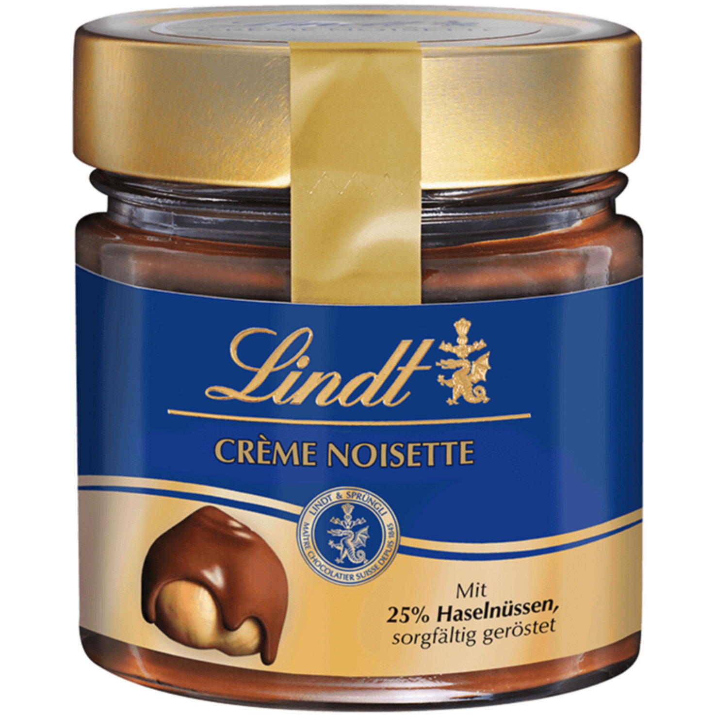 Lindt Brotaufstrich Milch 25% Haselnuss