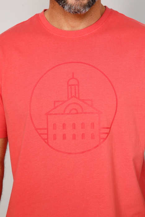 Boston Park T-Shirt, Halbarm, großer Print, Rundhals, bis 68/70