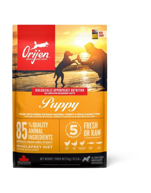 Orijen Whole Prey Puppy Kip&Kalkoen - Hondenvoer
