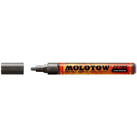 Molotow Permanentmarker ONE4ALL 227 HS, nachfüllbar, 4 mm, metallic schwarz