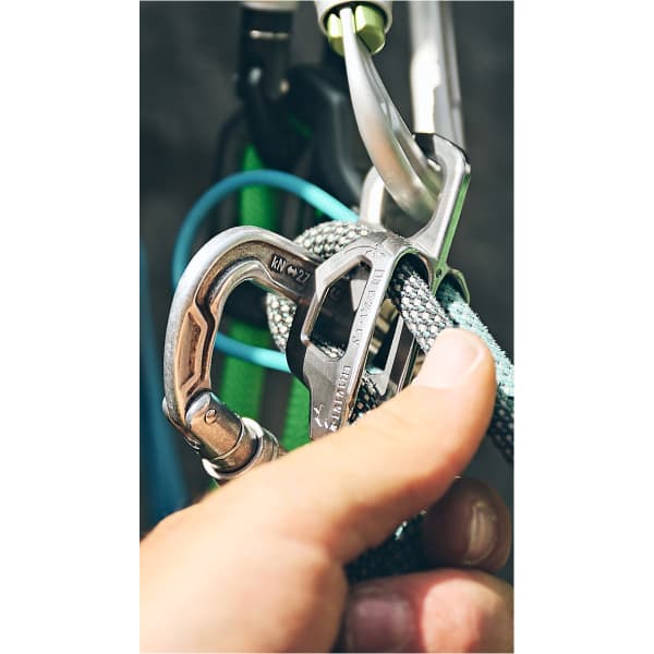 Assureur descendeur escalade EDELRID NANO JUL SLATE